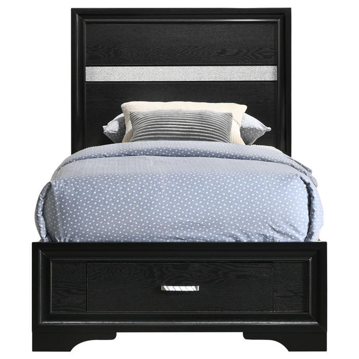 Miranda - Wood Storage Panel Bed