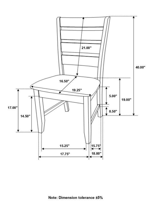 Dalila - Wood Dining Side Chair (Set of 2)