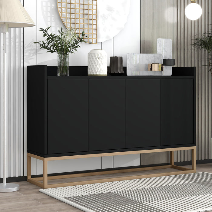 Modern Sideboard Elegant Buffet Cabinet With Large Storage Space For Dining Room, Entryway