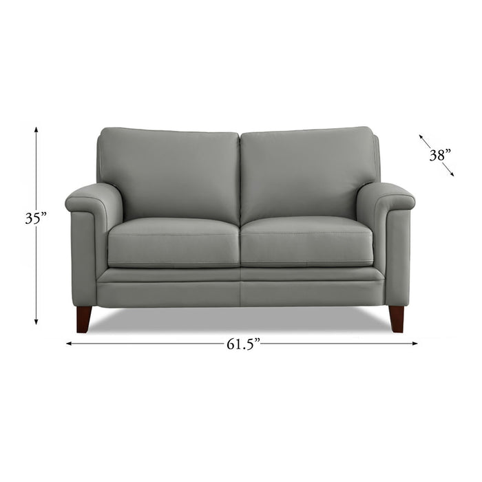 Westcott - Leather Loveseat