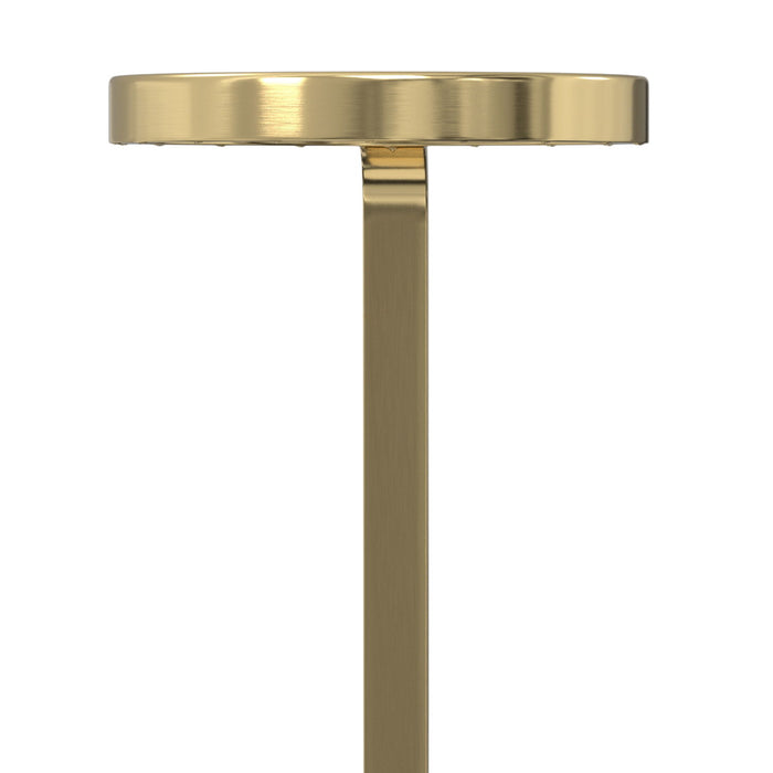 Sylvie - Side Table - White / Gold