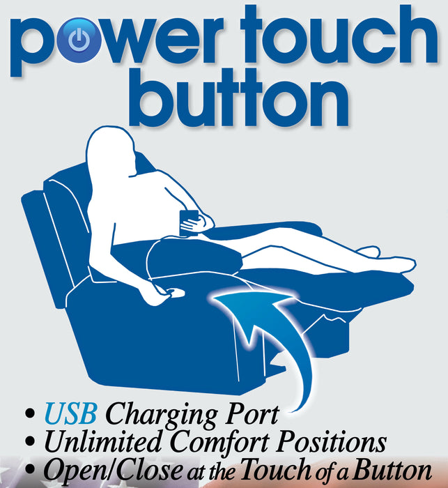 Foxy - Power Lay Flat Recliner With Zero Gravity