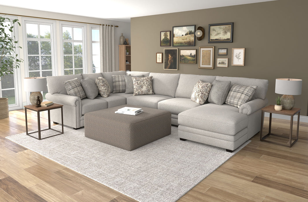 Livingston - Sectional With Comfort Coil Seating And Accent Pillows