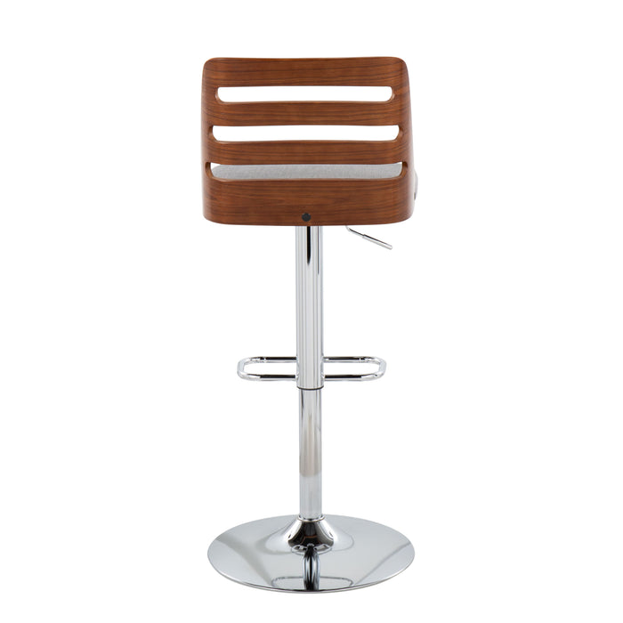 Trevi - Mid Century Modern Adjustable Barstool With Swivel