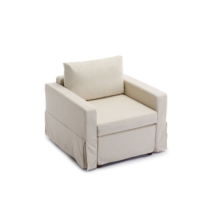 Single Seat Module Sofa Sectional Couch Seat Cushion And Back Cushion Removable And Washable