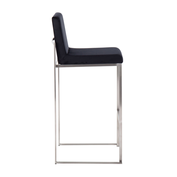 Fuji - Contemporary And Modern Elegance High Back Barstool