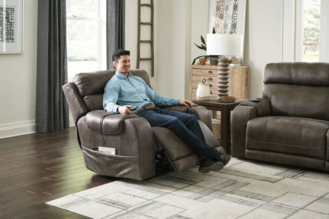 Serenity - Power Recliner With Power Adjustable Headrest And CR3 Heat / Massage / Lumbar