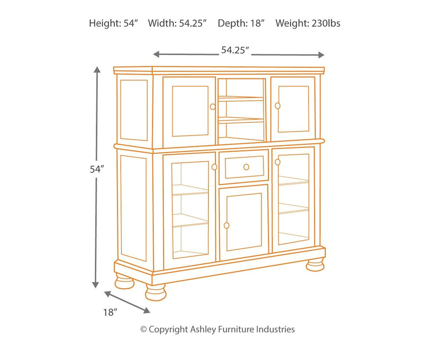 Porter - Rustic Brown - Dining Room Server W/Storage