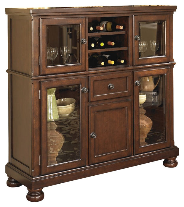 Porter - Rustic Brown - Dining Room Server W/Storage