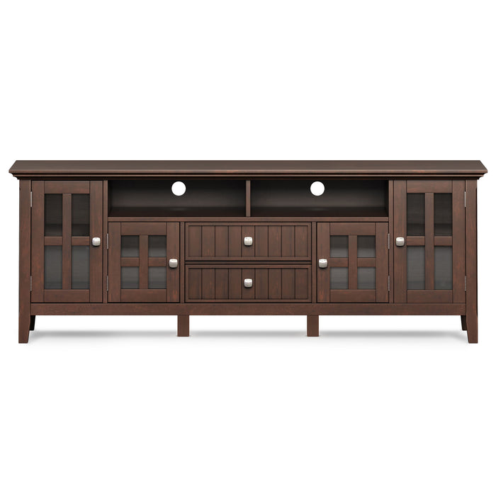 Acadian - 72" Wide TV Media Stand - Brunette Brown