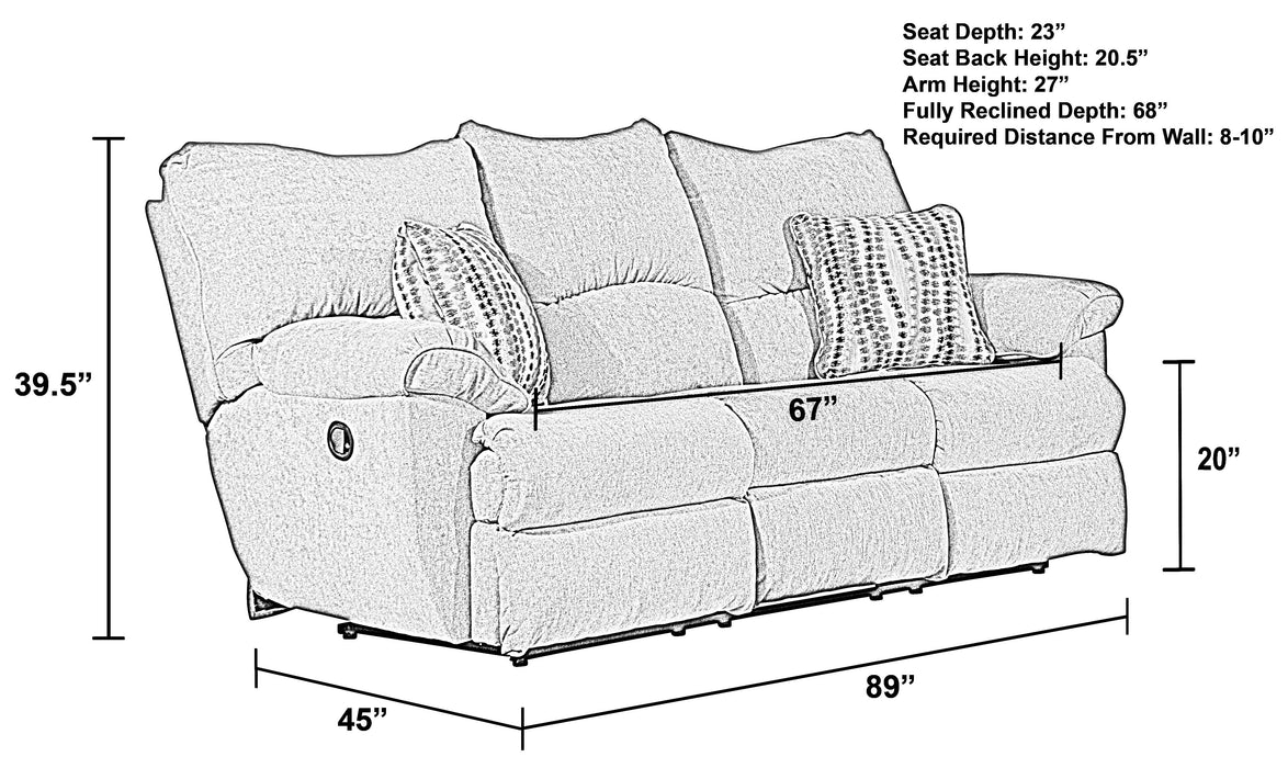 Sadler - Lay Flat Reclining Sofa