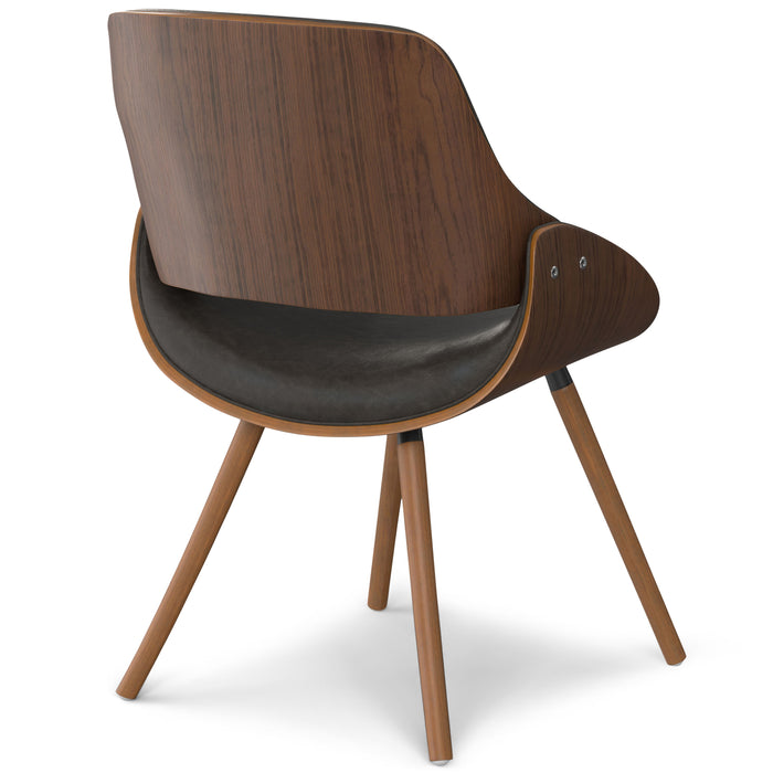 Malden - Bentwood Dining Chair with Wood Back