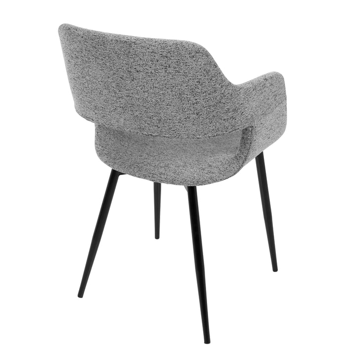 Margarite - Contemporary Dining / Chair (Set of 2) - Black / Gray