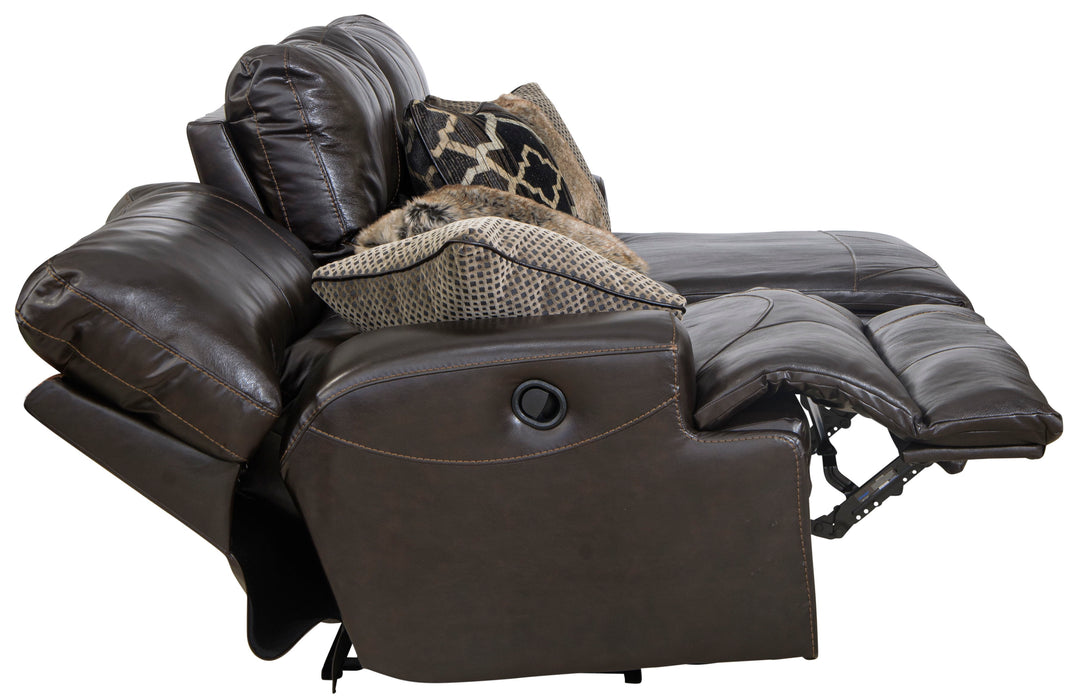 Como - 3 Piece Italian Leather Match Reclining Sofa