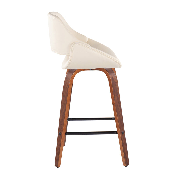 Fabrico - Mid-Century Modern, Counter Stool (Set of 2)