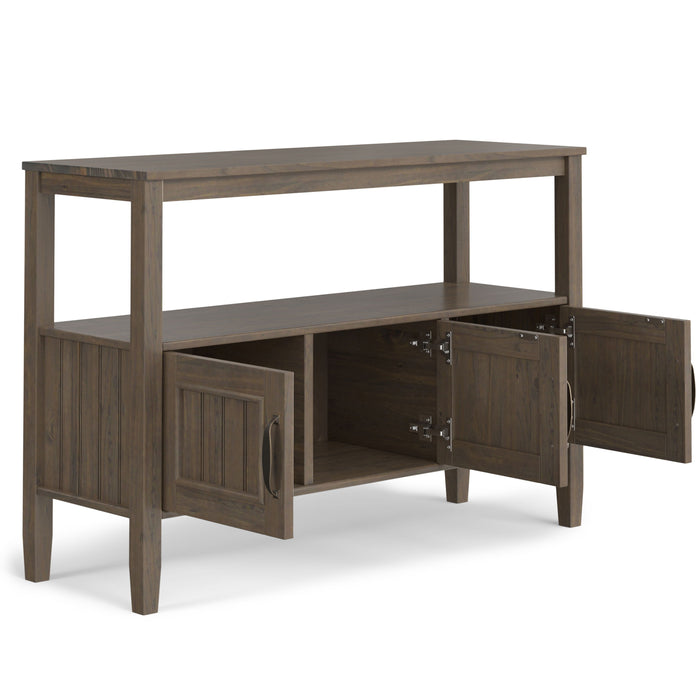 Lev - Console Table - Smoky Brown