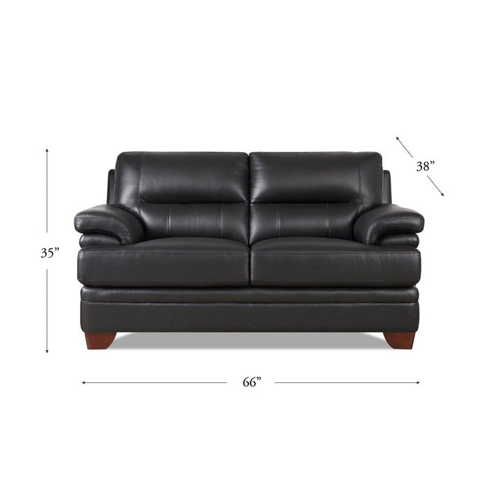 Luxor - Leather Loveseat