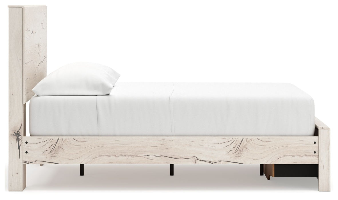 Lawroy - Panel Bed With Storage