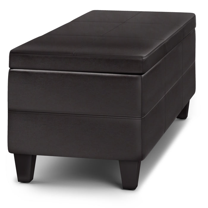 Avalon - Lift Top Rectangular Storage Ottoman