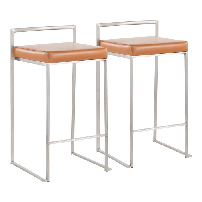 Fuji - Contemporary Elegant Stackable Counter Stool Set