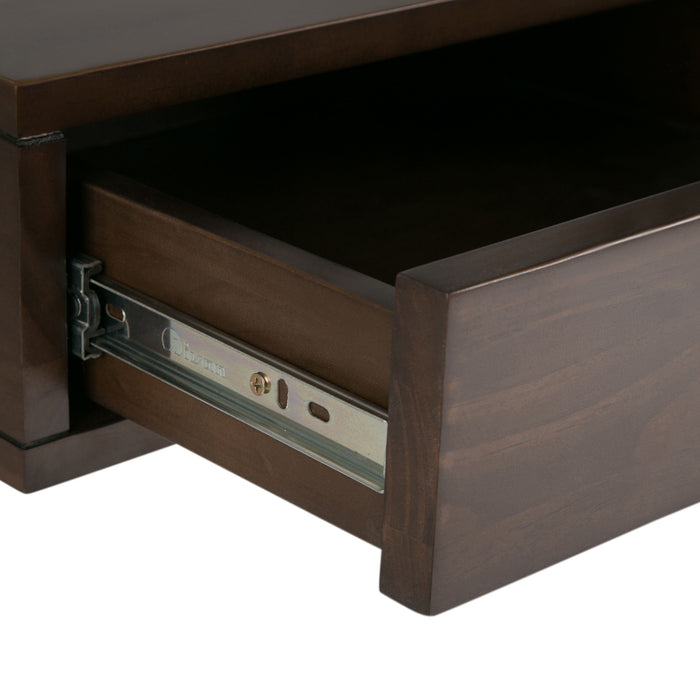 Aleck - Desk - Warm Walnut Brown