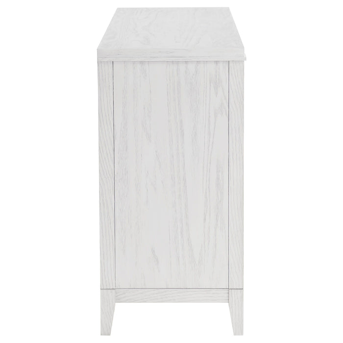 Marielle - 6 Drawer Bedroom Dresser - Distressed White