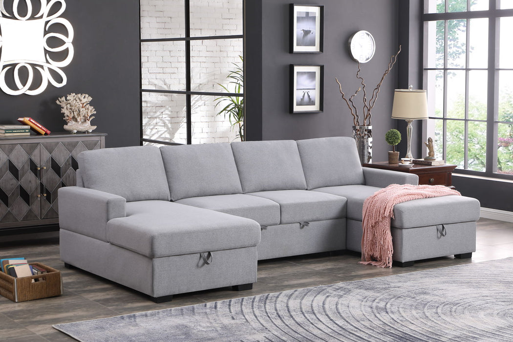 3 Piece Upholstered Sectional