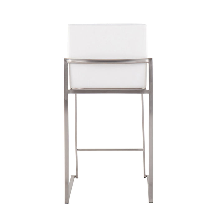 Fuji - Contemporary High Back Counter Stool, Functional Design