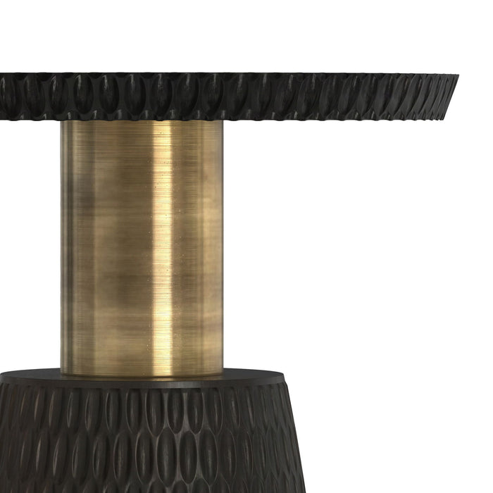 Breanna - Side Table - Black, Gold