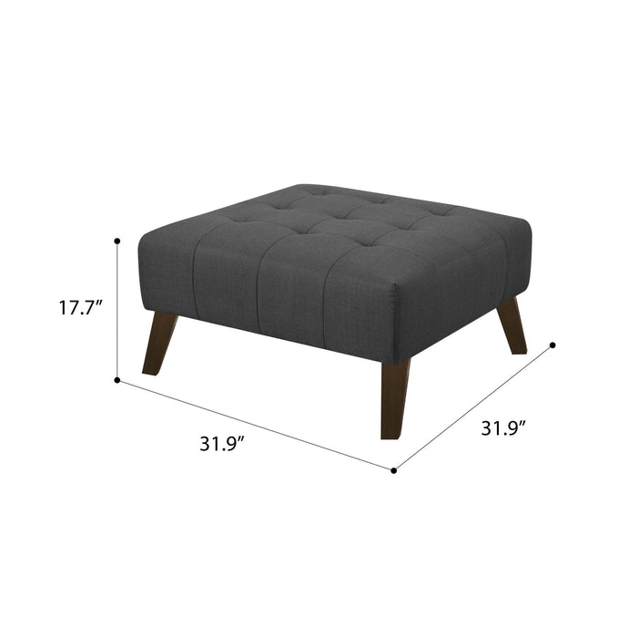 Browning - Square Ottoman - Gray