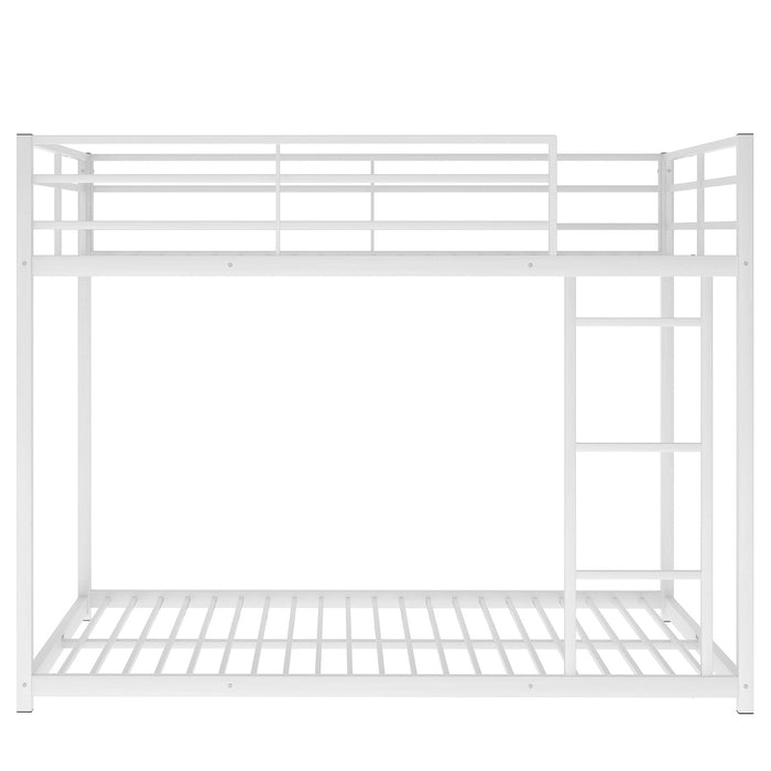 Metal Bunk Bed, Low Bunk Bed With Ladder