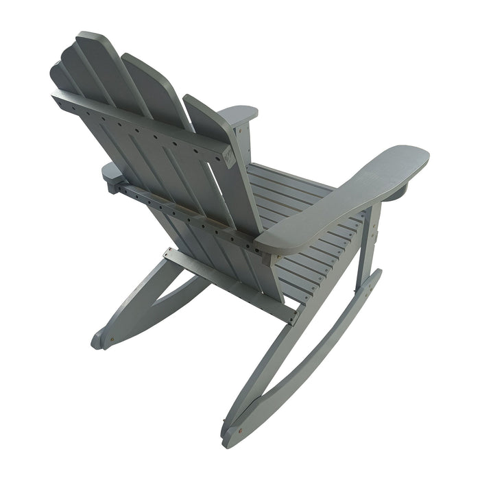 Reclining Outdoor Rocking Adirondack Chair