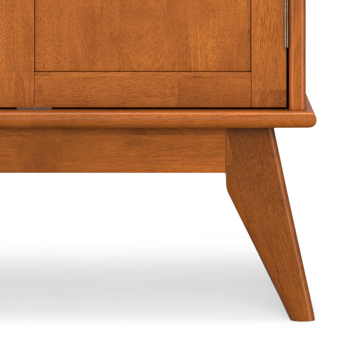 Draper - Mid Century Bar Cabinet - Teak Brown