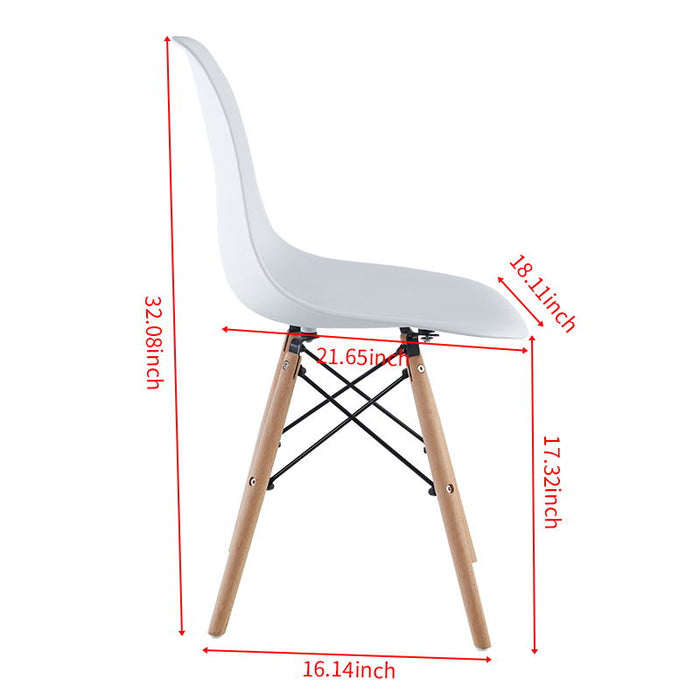 1 Table + 2 Chair, 3 Pieces / 1 Set, Dining Set, Dining Table, Office Table, Coffee Table - White