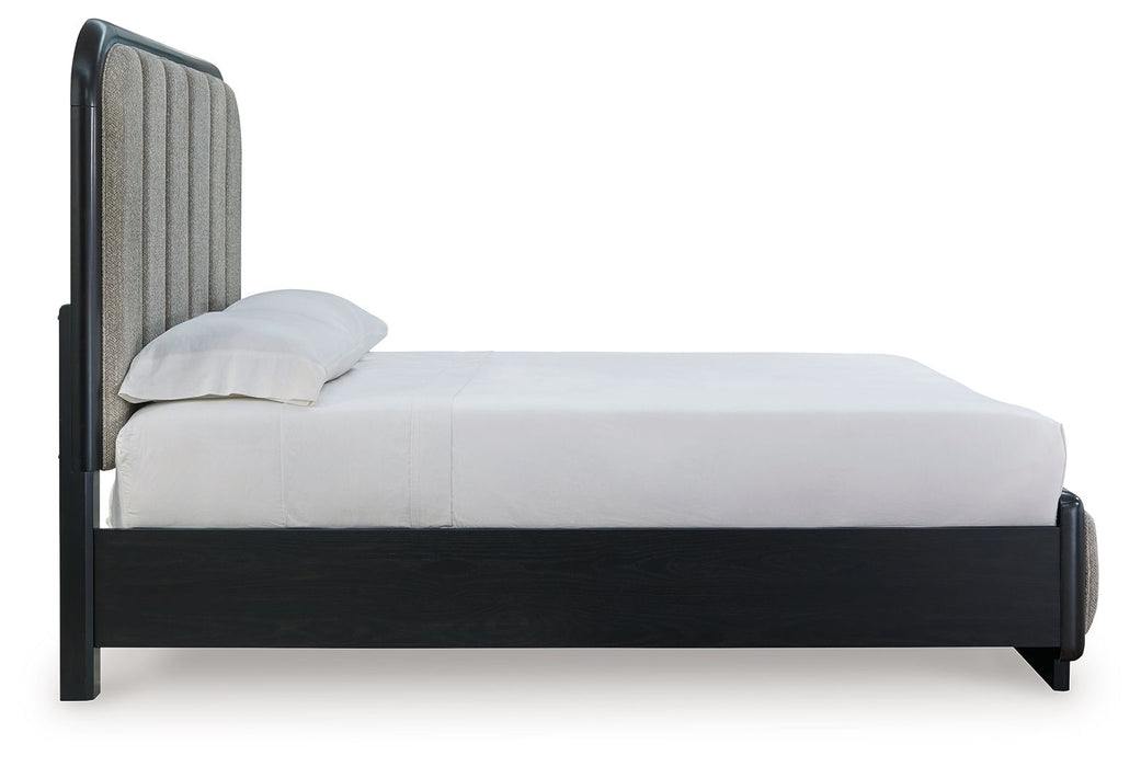 Rowanbeck - Upholstered Panel Bed