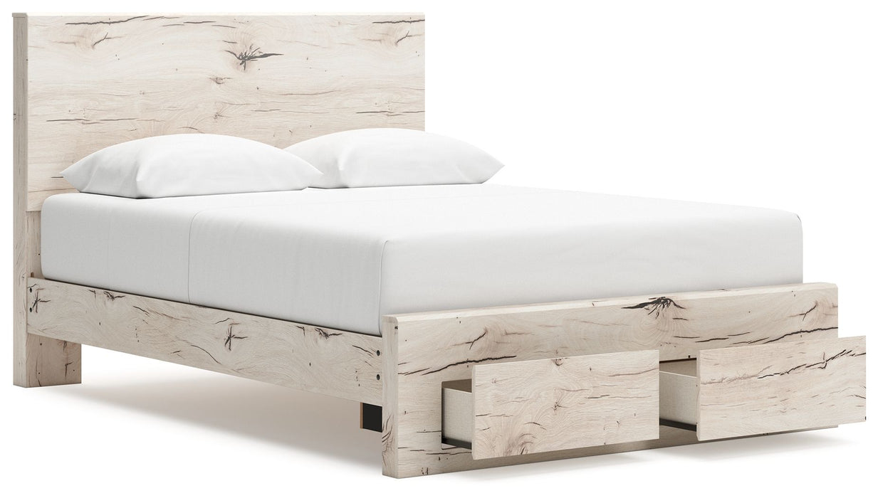 Lawroy - Panel Bed With Storage