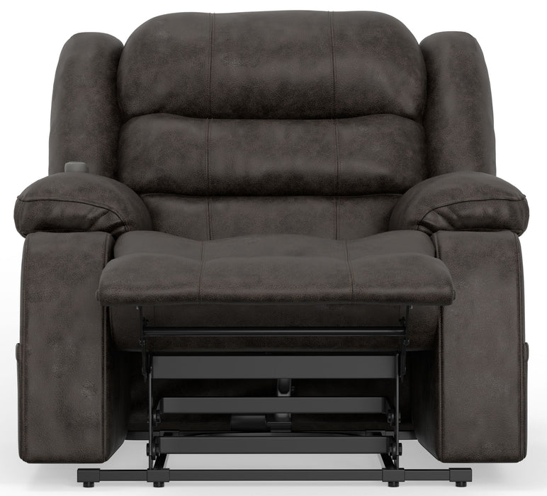 Tucker - Power Lift Recliner With Heat & Massage - Steel