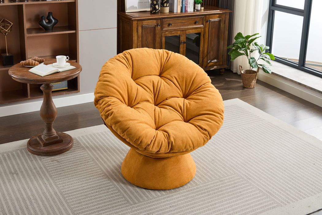 Oversized Swivel Accent Chair, 360 Swivel Barrel Chair, Papasan Chair For Living Room Bedroom