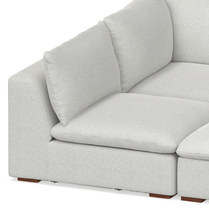 Jasmine - Pit Sectional Sofa - Cloud Gray