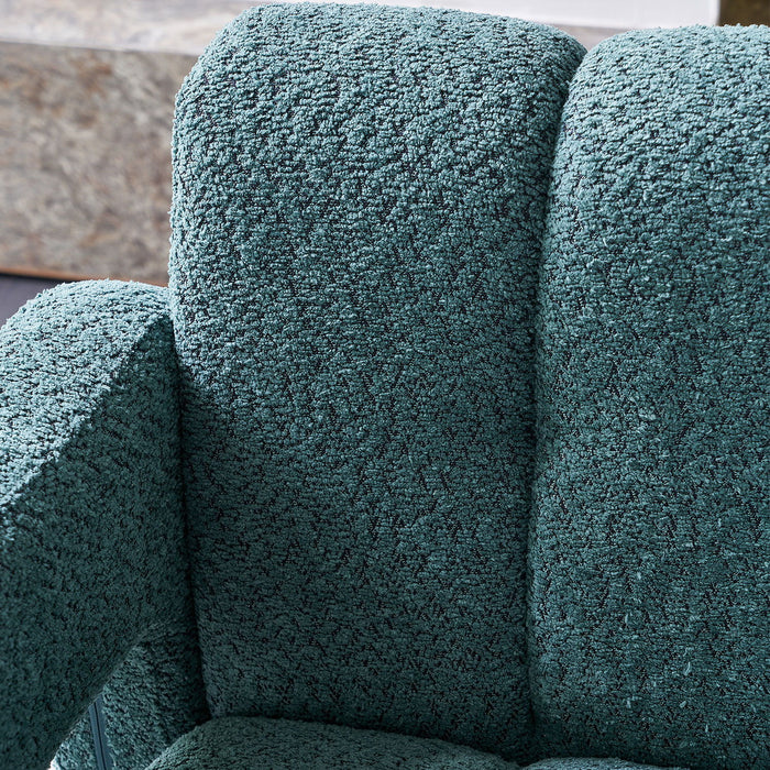 31.10" Boucle Upholstered Accent Chair