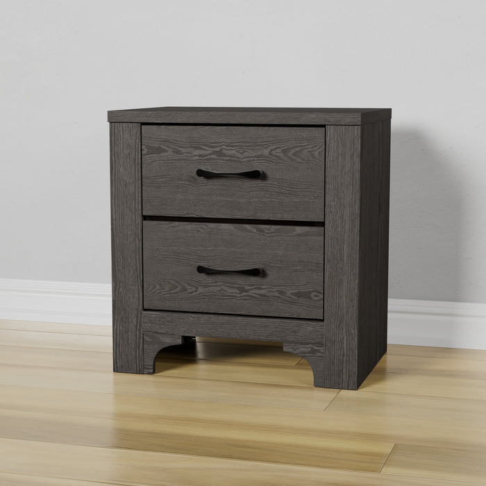 Junipe - 2 Drawer Nightstand - Brown