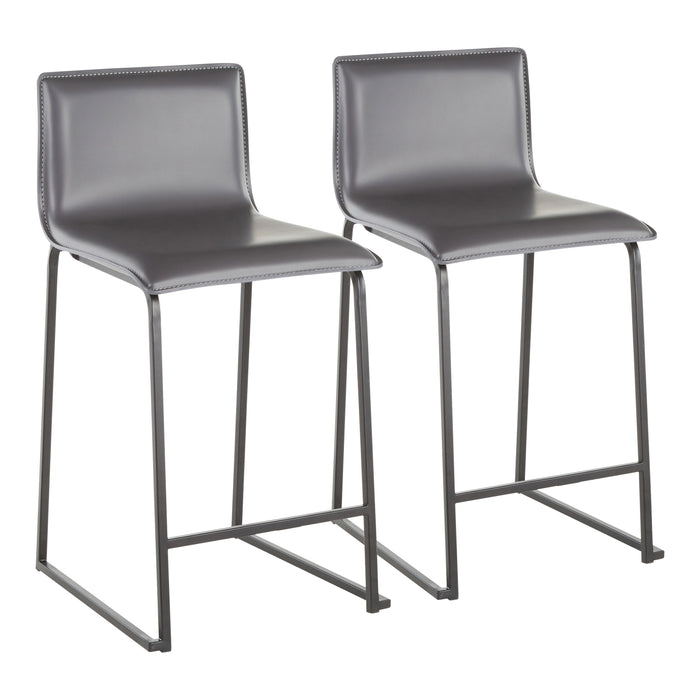 Mara - Upholstered Contemporary Counter Stool (Set of 2)