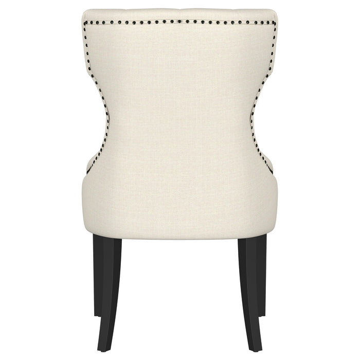 Baney - Upholstered Parson Dining Side Chair With Tufted Back