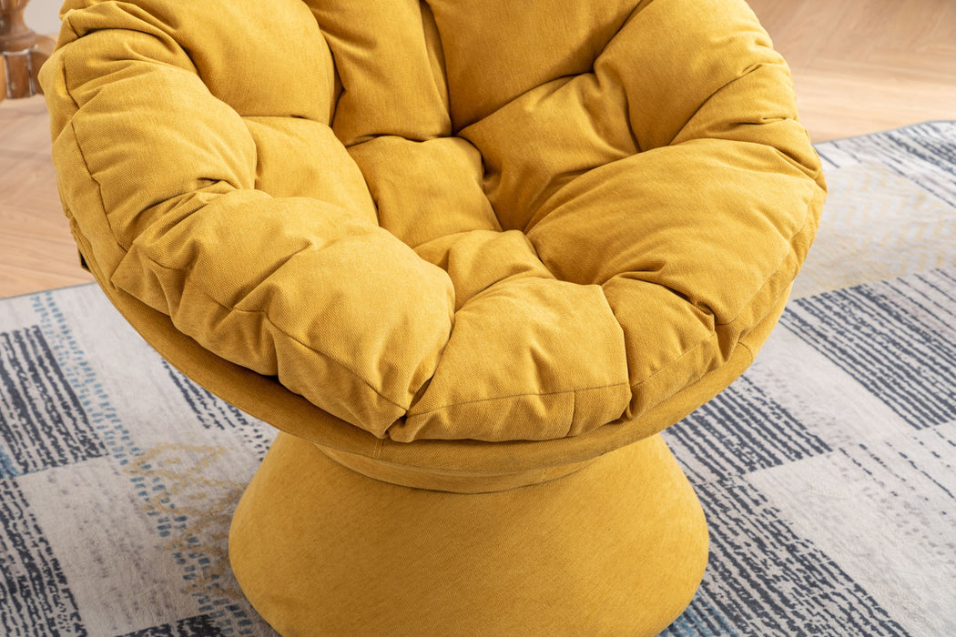 Oversized Swivel Accent Chair, 360 Swivel Barrel Chair, Papasan Chair For Living Room Bedroom