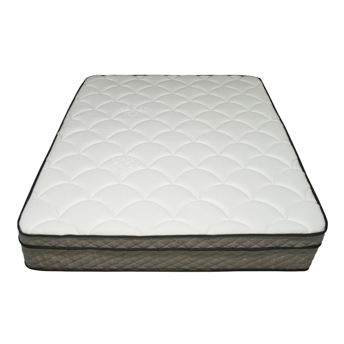 12" Euro Top Pocket Coil And Cooling Gel Memory Foam Highly Breathable Quilted Cover Hybrid Mattress, Pressure Relief, And Motion Isolation, Certipur-Us In A Box