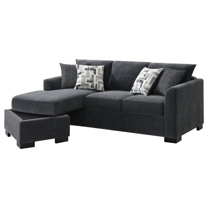 Storey - Upholstered Sleeper Sectional Chaise Sofa