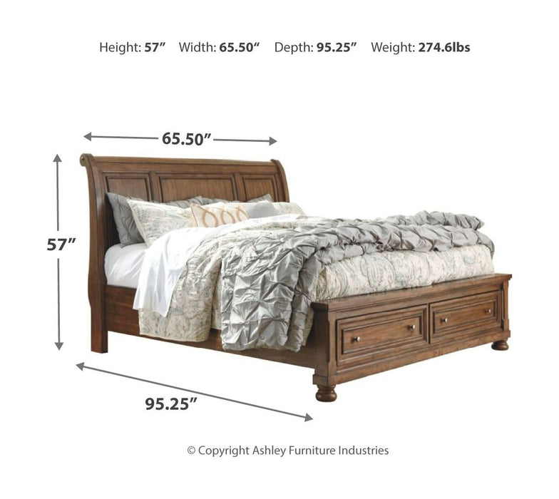 Flynnter - Sleigh Bedroom Set