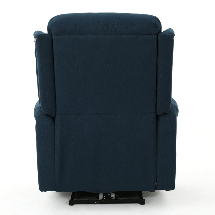 Power Recliner Chair - Navy Blue