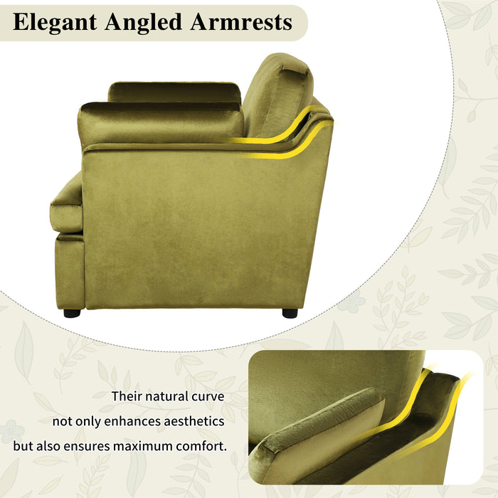 Oversized Accent Chair Comfortable Armrest Cushions, Versatile Neutral Style, Elegant Design, Durable Frame