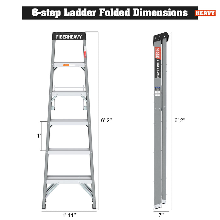 High Quality Fibreglass Step Ladder